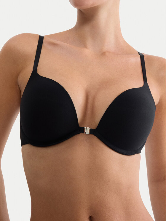 Triumph Triumph Pakelianti (push-up) liemenėlė Pure Micro 10226410 Juoda