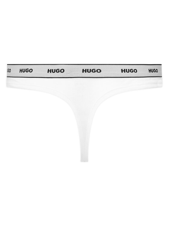 HUGO HUGO Tanga szett Triplet Thong Stripe 50545680 Fehér
