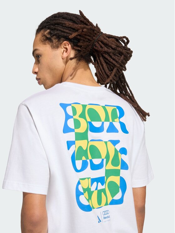adidas adidas T-Shirt 165126 Biały Regular Fit