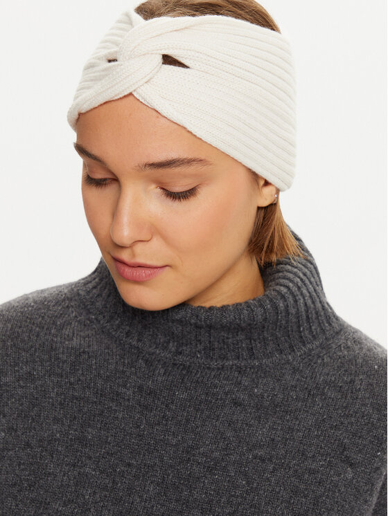 Buff Buff Opaska materiałowa Knitted Headband Norval 126459.798.10 Biały