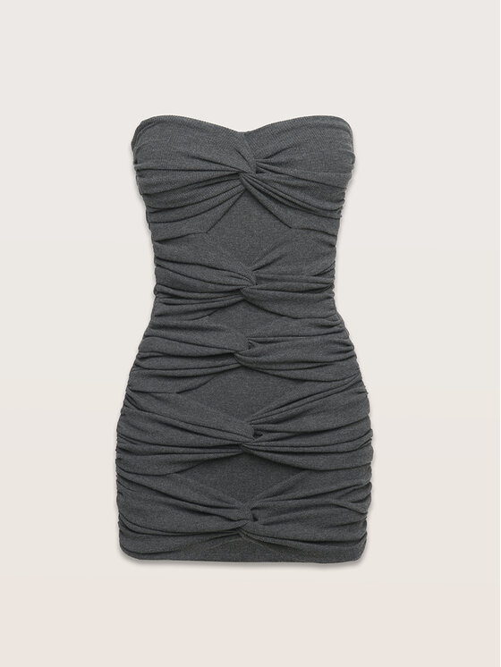 La Mania La Mania Vestito AMANDA Grigio Classic Fit