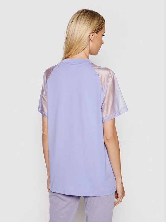 adidas Marškinėliai Fakten Tee GN8075 Violetinė Loose Fit • Modivo.lt
