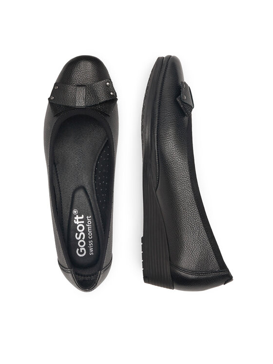 Go Soft Go Soft Ballerinas WI23-SALMA-06 Schwarz