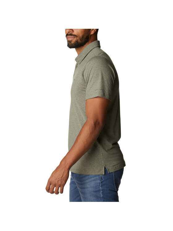 Columbia Columbia Polo Columbia Tech Trail Polo Shirt Zielony Regular Fit