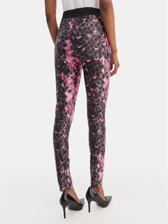 Versace Jeans Couture Versace Jeans Couture Legginsy 80HAC101 JS552 Różowy Slim Fit