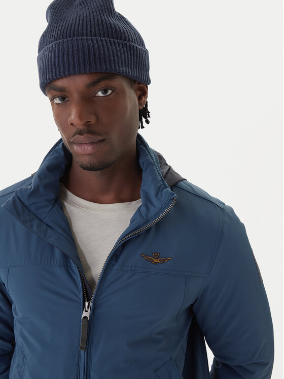 Aeronautica Militare Aeronautica Militare Bunda bomber 252AB3026UCT03264 Modrá Regular Fit