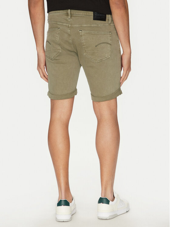 G-Star Raw G-Star Raw Džínsové šortky Elto D10481-C258 G567 Zelená