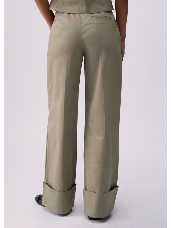 Liu Jo Liu Jo Pantaloni di tessuto CA6112T4691P9639 Verde Regular Fit