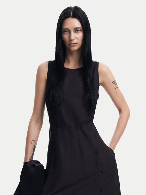 Desigual Desigual Комплект суитшърт и рокля Oklahoma 24WWVW45 Черен Regular Fit