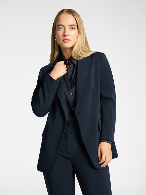 Elena Mirò Elena Mirò Marynarka Q144P000084N034 Niebieski Regular Fit