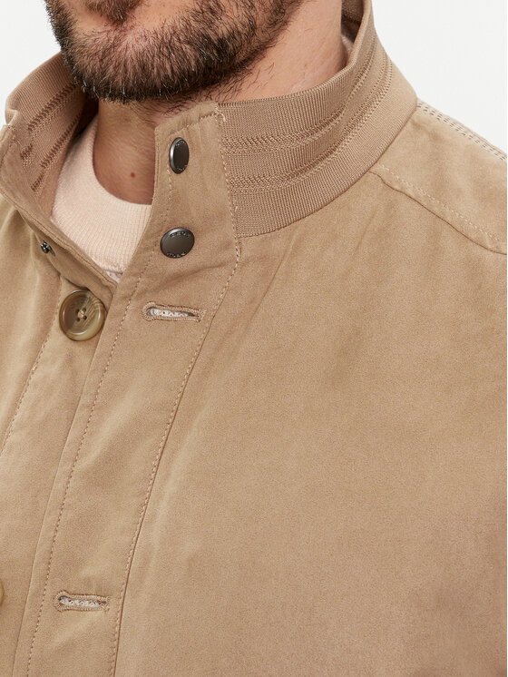 Geox Geox Bunda bomber Blainey M4520P T2976 F5245 Hnědá Regular Fit
