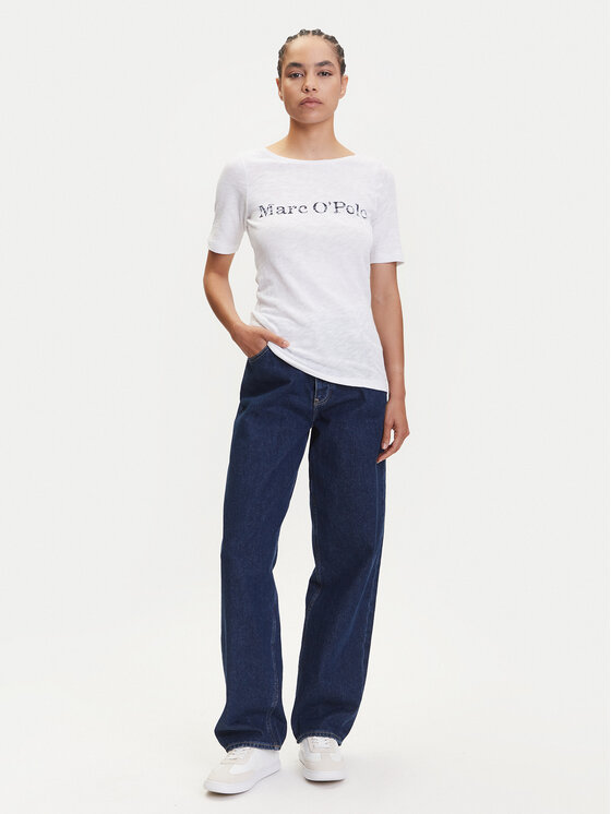 Marc O'Polo Marc O'Polo T-särk 504 2261 51231 Valge Regular Fit
