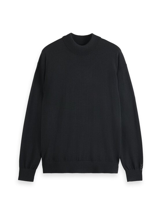 Scotch & Soda Scotch & Soda Sweter 27064 Czarny Casual Fit