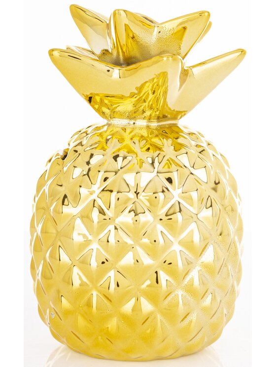 MIAhome MIAhome Skarbonka ceramiczna ANANAS Złoty