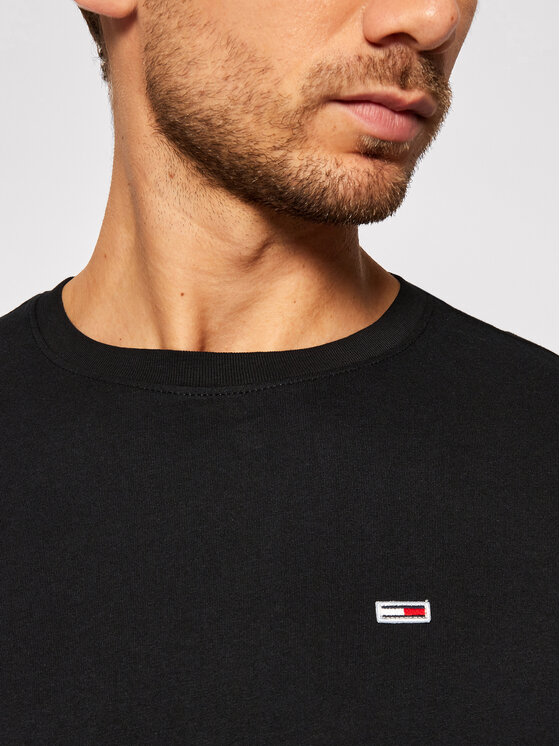 Tommy Jeans Tommy Jeans T-shirt Tjm Classic DM0DM09598 Crna Regular Fit