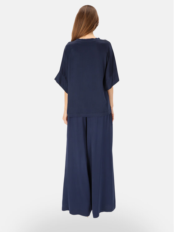 L’AF L’AF Bluzka Sheron Granatowy Loose Fit