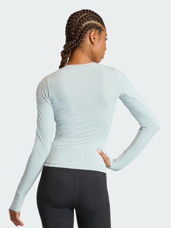 adidas adidas Koszulka techniczna 159091 Zielony Fitted Fit