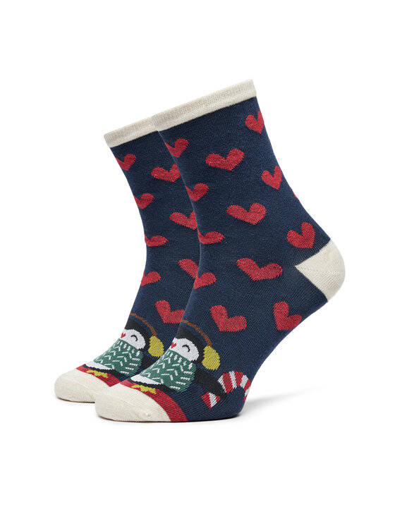ONLY ONLY Set di 5 paia di calzini lunghi da donna Christmas 15302304 Multicolore