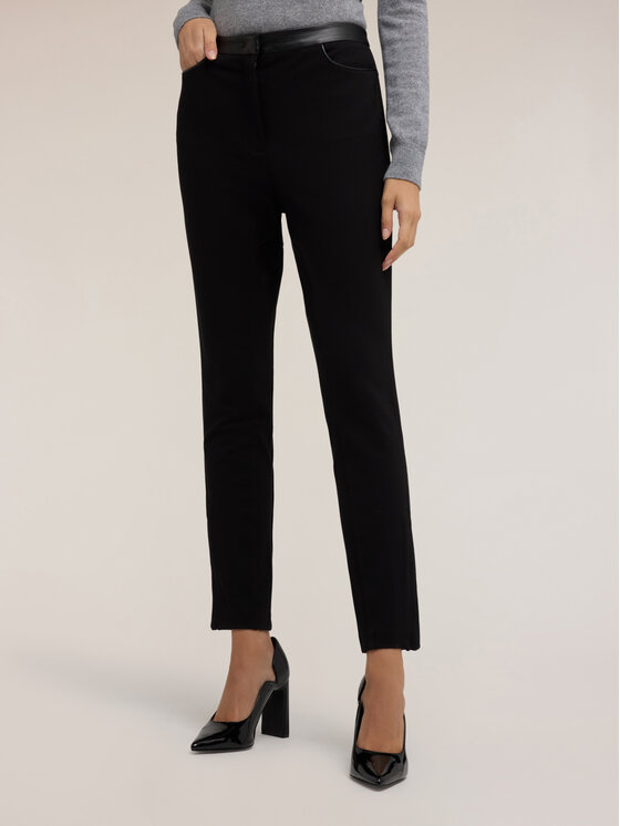 Motivi Motivi Pantaloni di tessuto P002Q004286N033 Nero Skin Fit
