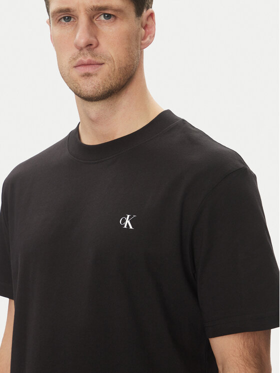 Calvin Klein Jeans Calvin Klein Jeans Tricou Painted J30J327523 Negru Regular Fit