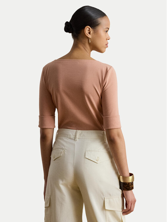 LAUREN RALPH LAUREN LAUREN RALPH LAUREN Μπλουζάκι Judy 200654963203 Ροζ Slim Fit