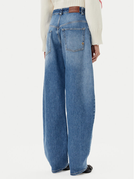 PINKO PINKO Jeans hlače Eloise Egg. 103180 Modra Relaxed Fit