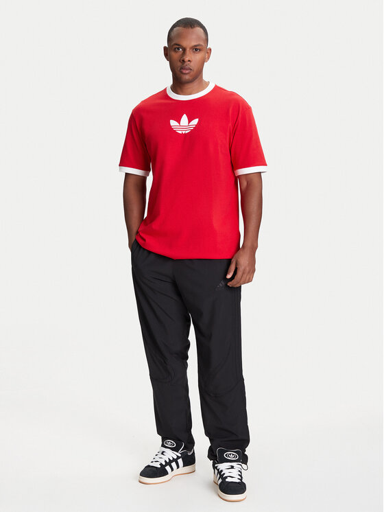 adidas adidas Póló adicolor 2000s Cali JX1514 Piros Loose Fit