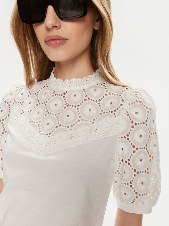 Morgan Morgan Bluse 241-DULIE Écru Regular Fit