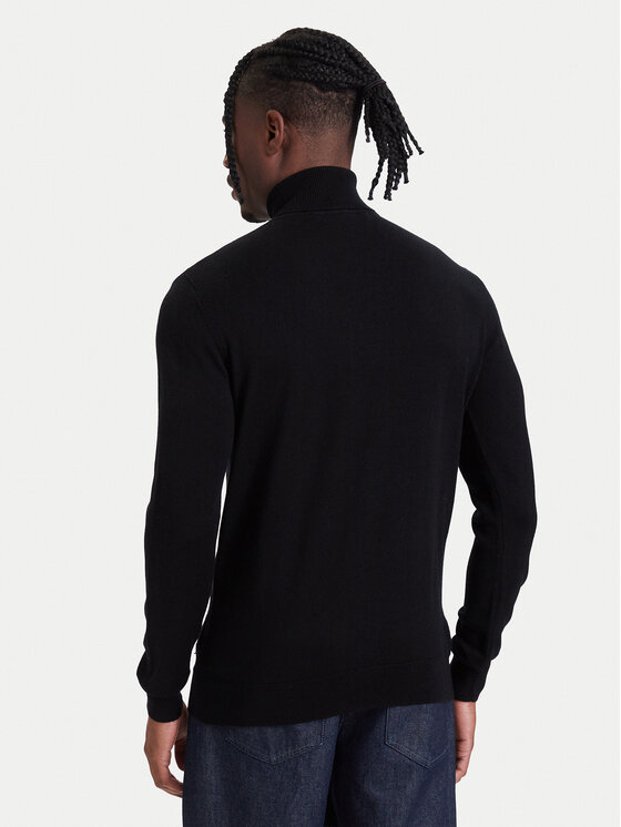 KARL LAGERFELD KARL LAGERFELD Golf 655012 564302 Czarny Regular Fit