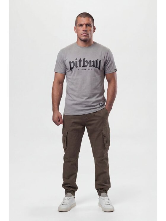 PITBULL PITBULL T-Shirt O'SIDE Brązowy Regular Fit