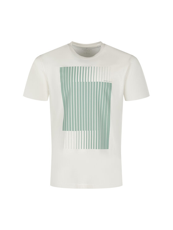 Cross Jeans Cross Jeans T-Shirt 16152-473 Biały Regular Fit