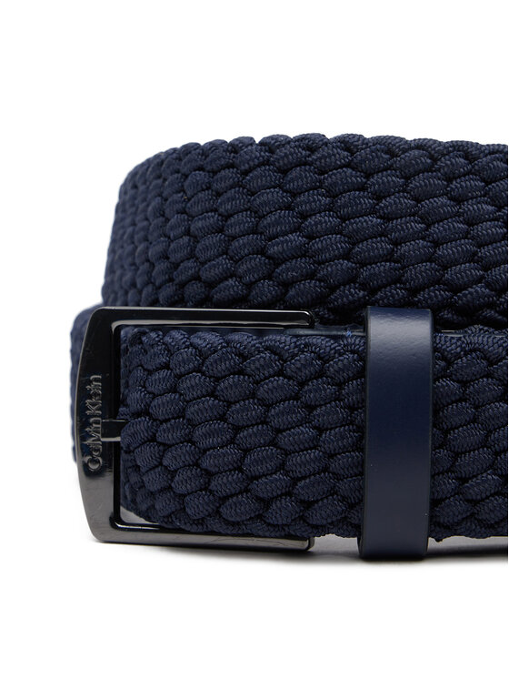 Calvin Klein Calvin Klein Cintura da uomo Ck Casual Elastic Braided 35Mm K50K512839 Blu scuro