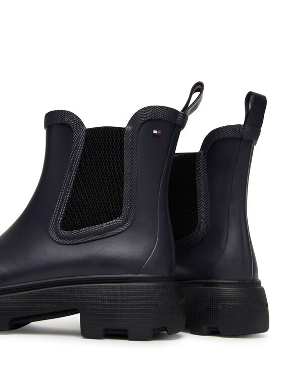 Tommy Hilfiger Tommy Hilfiger Gummistiefel Rubber Flag Cleated FW0FW08637 Dunkelblau