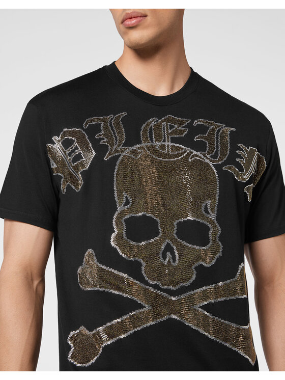 PHILIPP PLEIN PHILIPP PLEIN T-Shirt 3949 Czarny Regular Fit