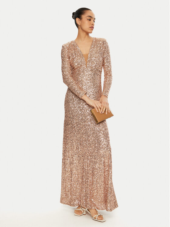 Rinascimento Rinascimento Abendkleid CFC0121752003 Goldfarben Regular Fit