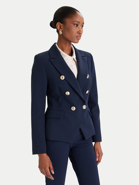 Rinascimento Rinascimento Švarkas CFC0126227003 Tamsiai mėlyna Slim Fit