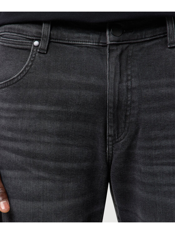 Wrangler Wrangler Jeansy 112371640 Czarny Straight Leg