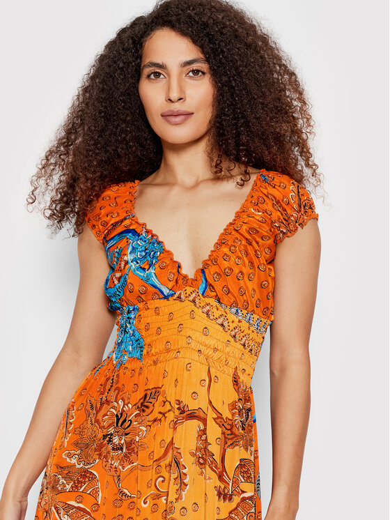 Vestito estivo Shirley IC22 145 Arancione Regular