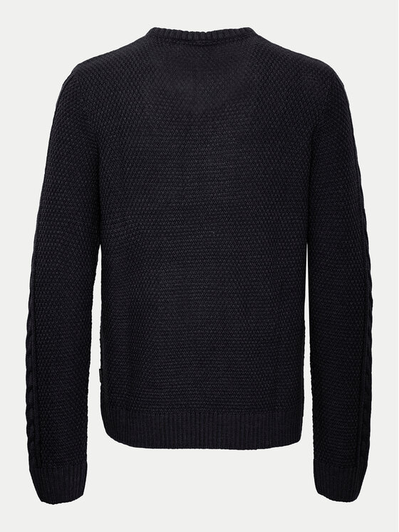 Blend Blend Sweter 20717439 Czarny Regular Fit