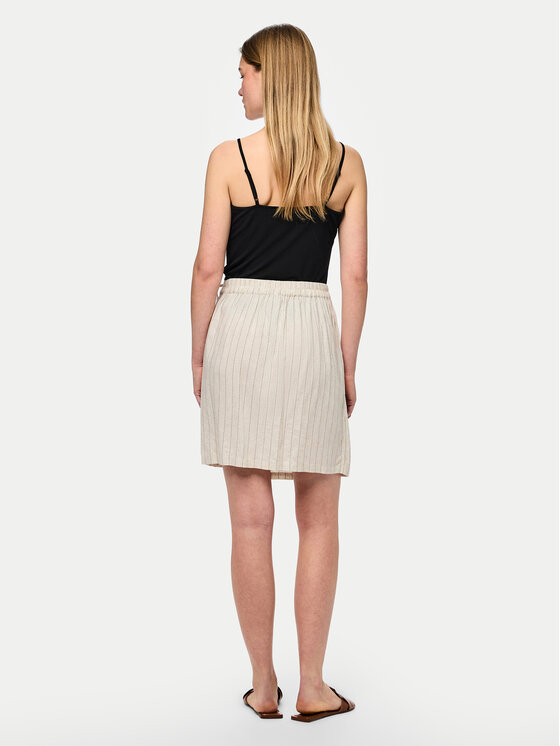 Pieces Pieces Minigonna Pia 17151891 Beige Regular Fit