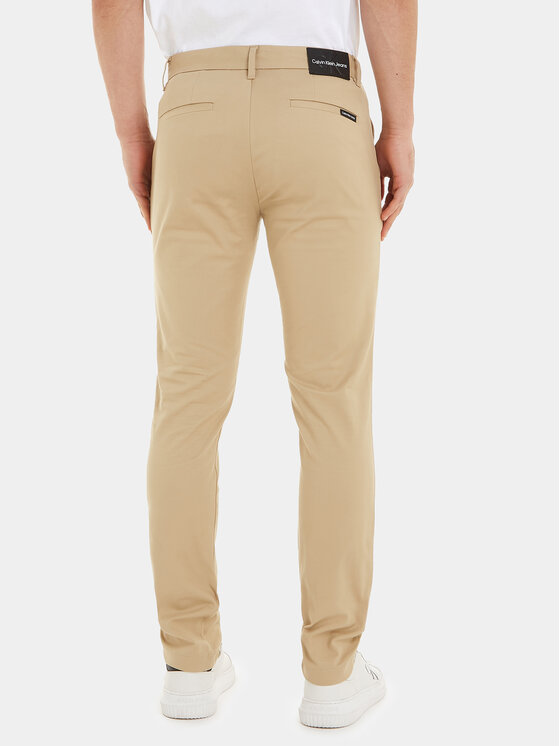 Calvin Klein Jeans Calvin Klein Jeans Chino kalhoty J30J317669 Béžová Slim Fit