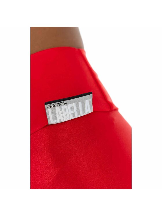 LaBellaMafia LaBellaMafia Legginsy LABELLAMAFIA LEGGING 2013-2015 RED Czerwony Regular Fit