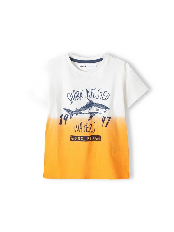 MINOTI MINOTI Komplet 3 t-shirtów 13tee 42 Écru Regular Fit
