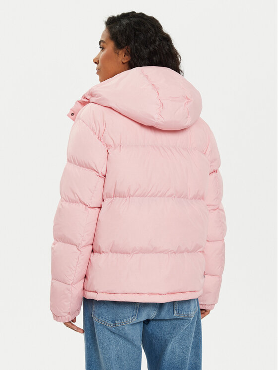 Tommy Jeans Tommy Jeans Пухено яке Alaska DW0DW18610 Розов Regular Fit