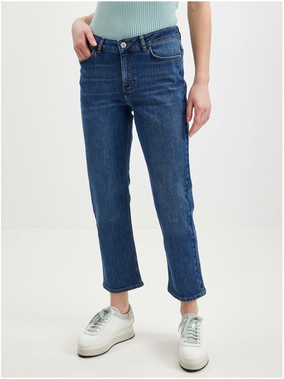 Orsay Orsay Jeansy 312173-548000__36 Niebieski Straight Fit