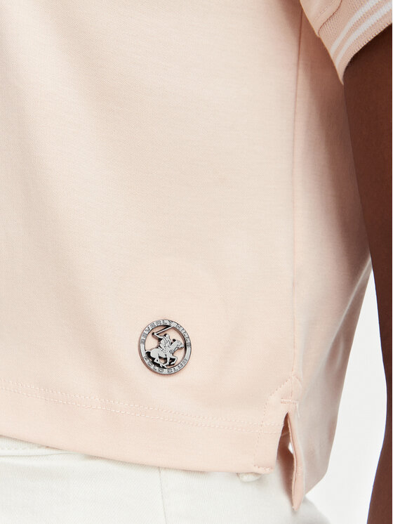 Beverly Hills Polo Club Beverly Hills Polo Club Polo L2605-HR Różowy jasny Regular Fit