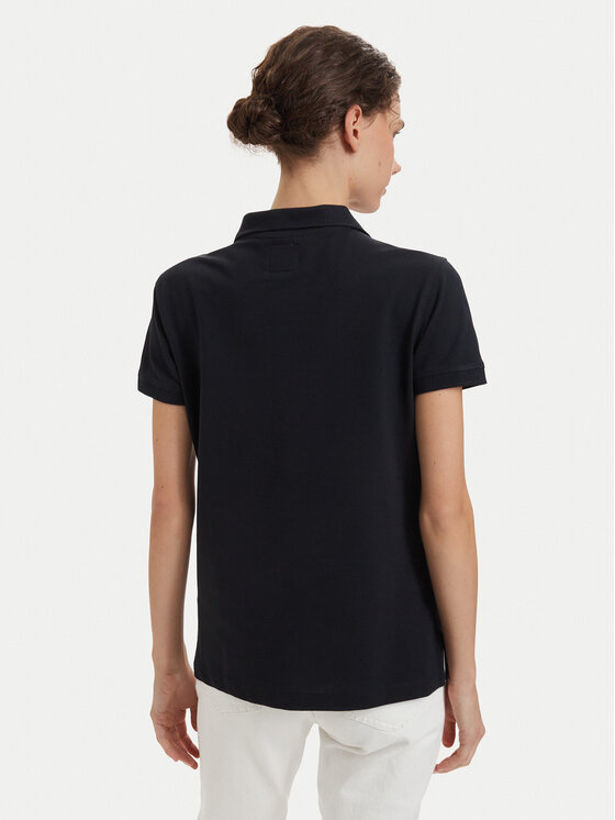 Beverly Hills Polo Club Beverly Hills Polo Club Тениска с яка и копчета P-SS26W-P2217 Тъмносин Regular Fit