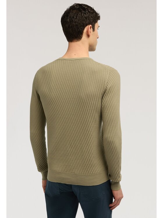Trussardi Trussardi Sweter M0548000059N014 Zielony Regular Fit