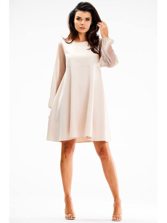 Awama Awama Abito da sera A622 Beige Basic Fit