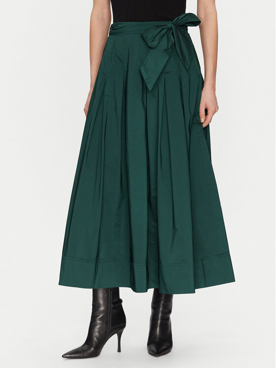 Tatuum Tatuum Спідниця трапеція Taftani T2424.171B Зелений Regular Fit